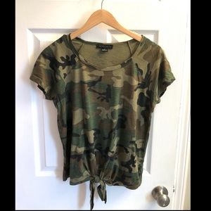 Sanctuary Tie-Front T-Shirt